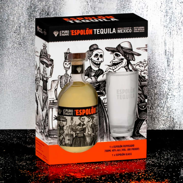 Espolòn Reposado Tequila Giftbox with Glass 700mL