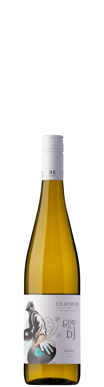 Claymore Wines God is a DJ Riesling 2025