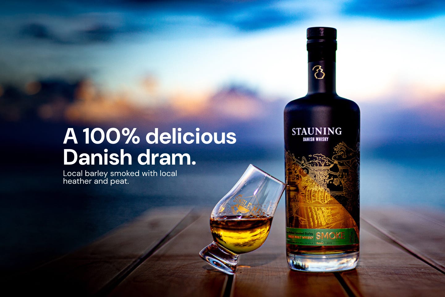Stauning Smoke Danish Single Malt Whisky 700mL