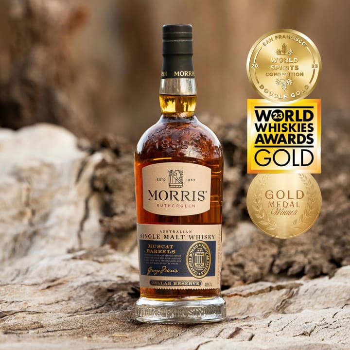 Morris Whisky Muscat Barrel Australian Whisky 1000mL