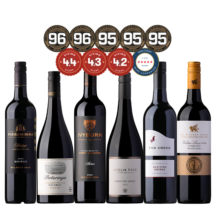 Six Shiraz, $99