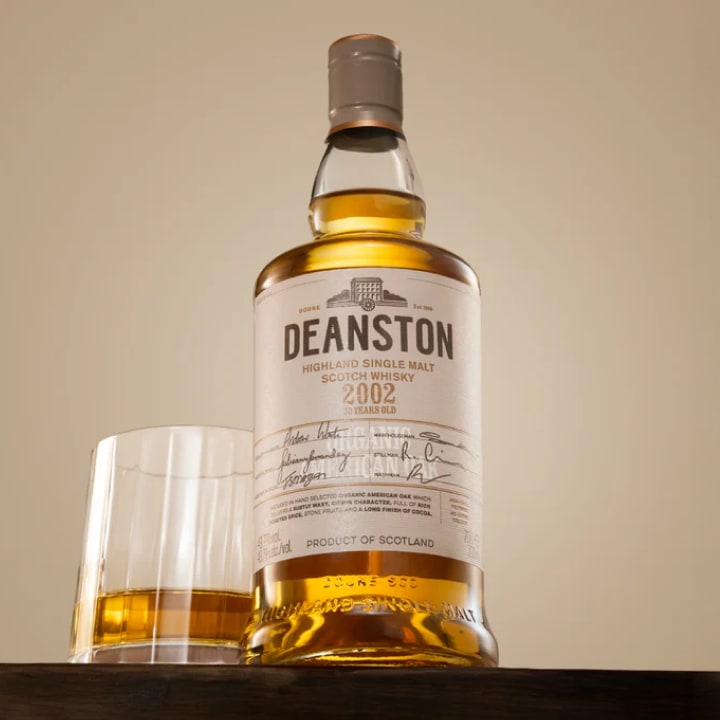 Deanston 20 Year Old Organic American Oak Scotch 2002 700mL