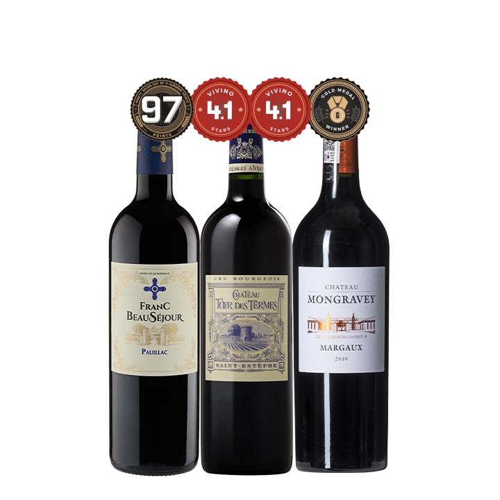 Bordeaux Icons Trio