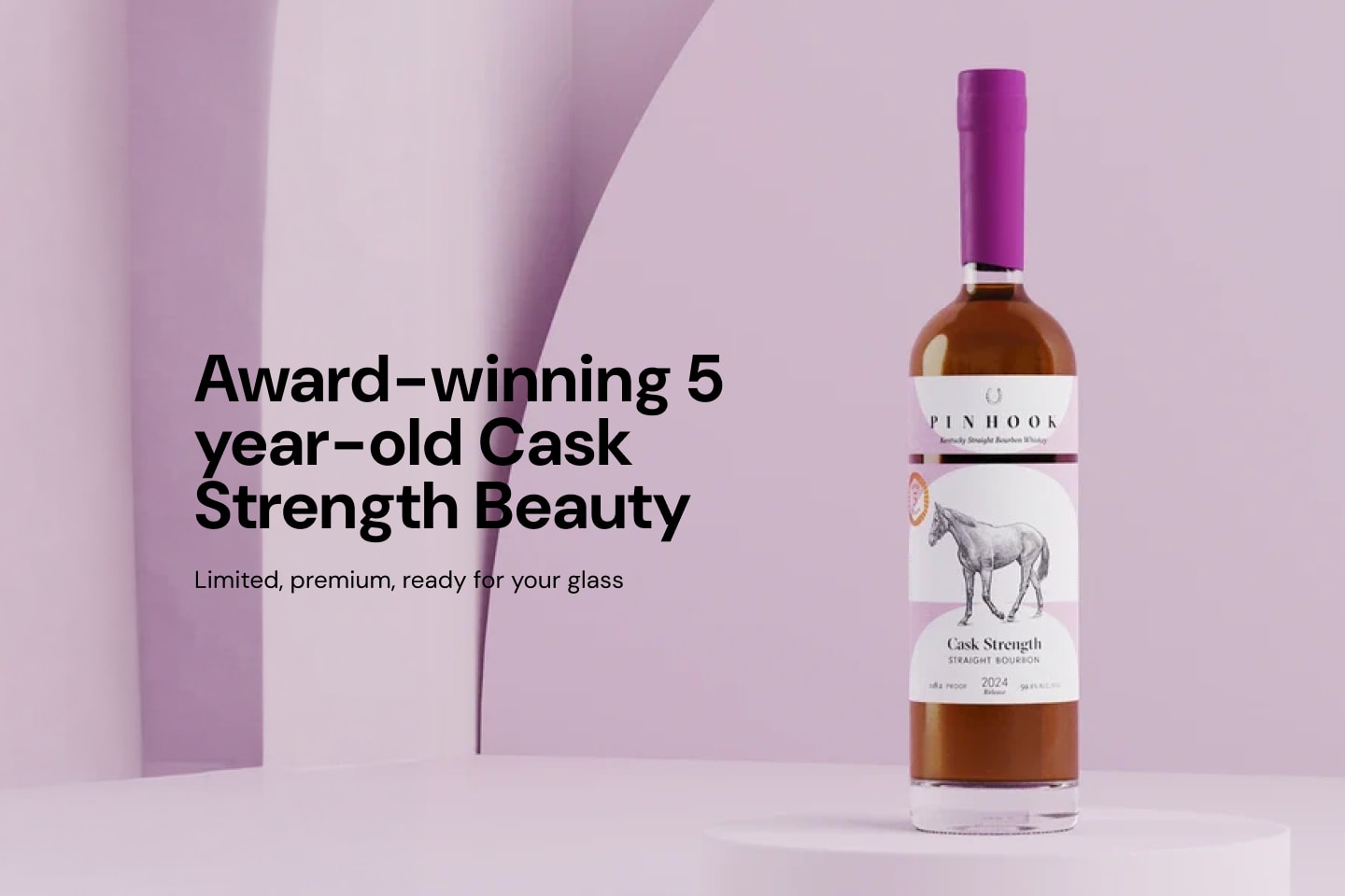 Pinhook Cask Strength 5 Year Old Straight Bourbon 700mL