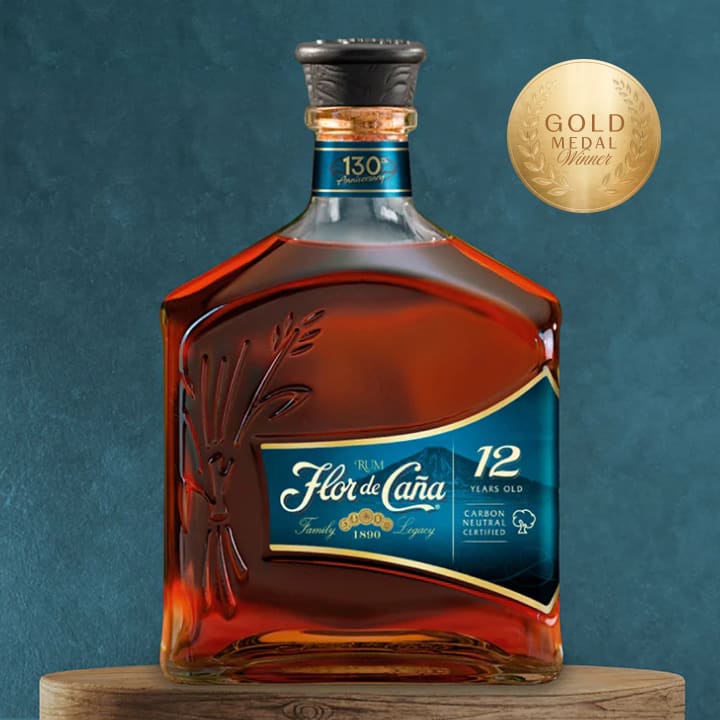 Flor de Caña 12 Year Old Rum 700mL