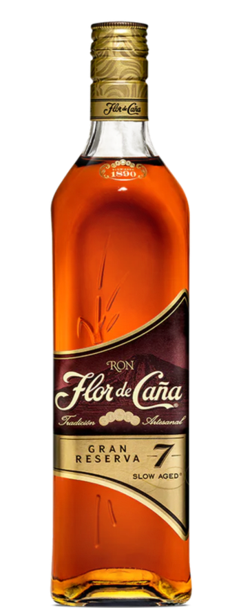 Flor de Caña 7 Year Old Grand Reserve Rum 700mL