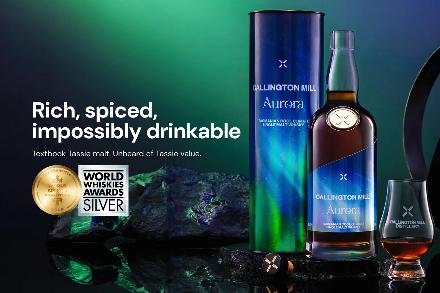 Callington Mill Aurora Tasmanian Single Malt Whisky 700mL