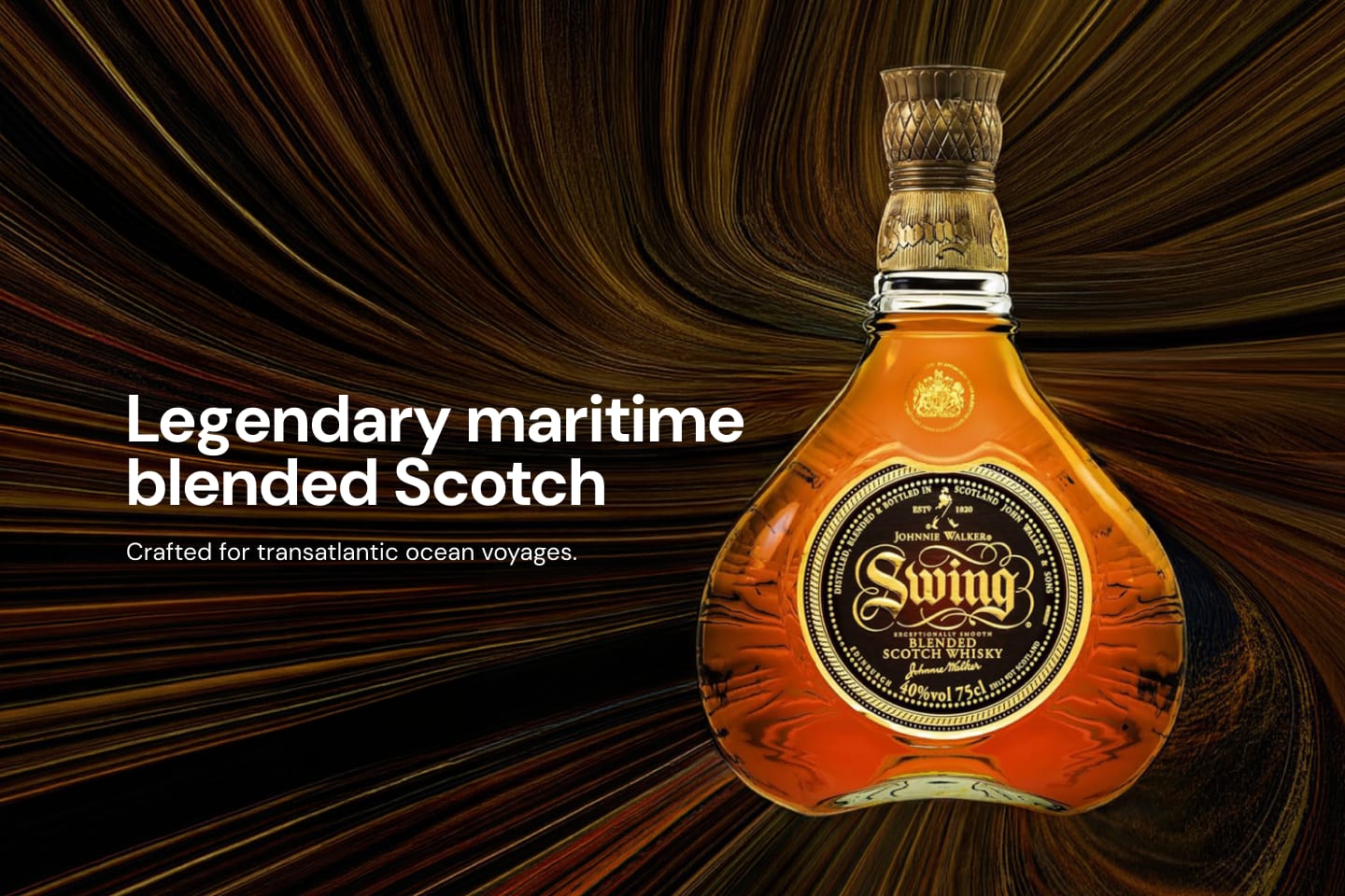 Johnnie Walker Swing Blended Scotch 750mL