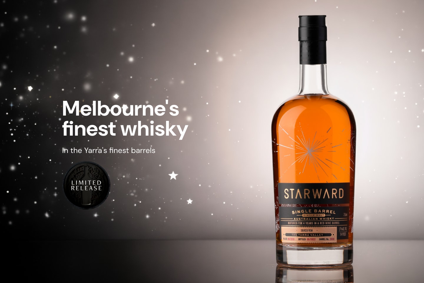 Starward Yarra Red Wine Barrel #2800 Single Malt Whisky 750mL