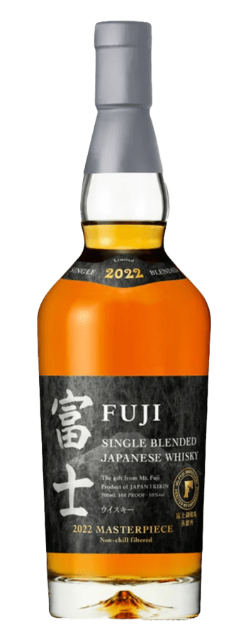 Hand-signed Fuji 2022 Masterpiece Single Blended Japanese Whisky 700mL