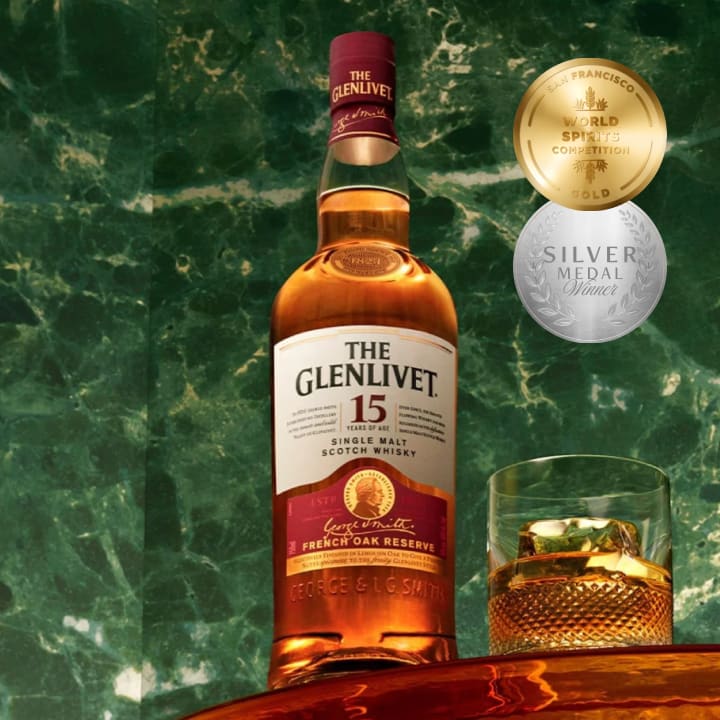 The Glenlivet 15 Year-old Scotch Whisky 700mL