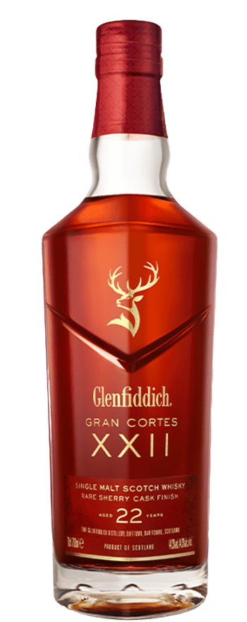 Glenfiddich 22 Year Old Gran Cortes Single Malt Scotch Whisky 700mL