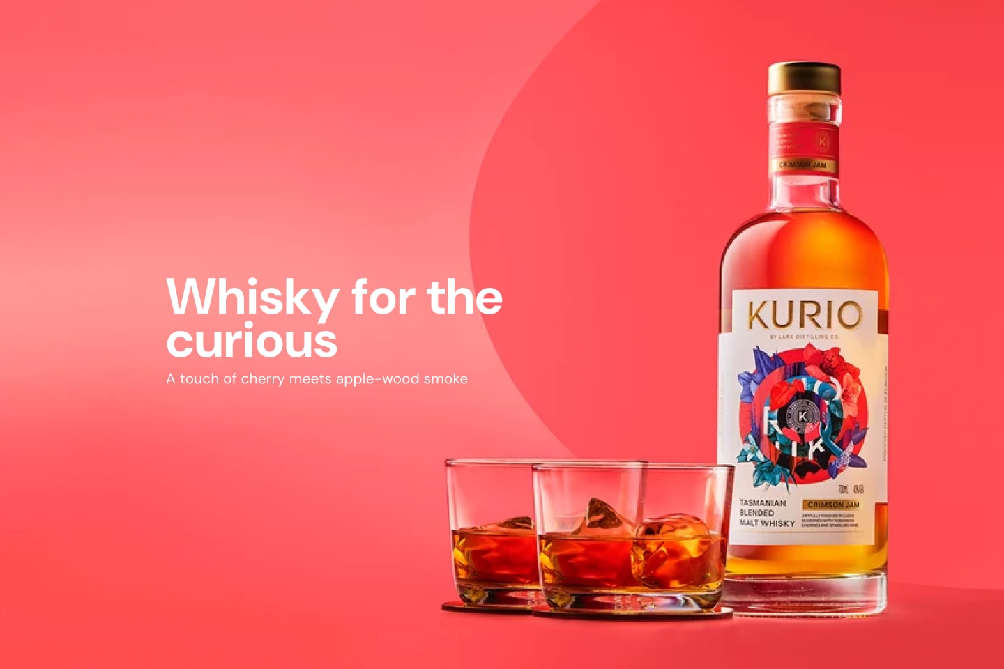 Kurio By Lark Tasmanian Blended Malt Whisky 700mL