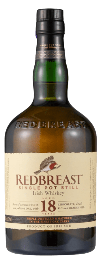Redbreast 18 Year Old Single Pot Still Irish whiskey 700mL