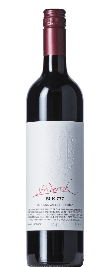 Sieger Estate Frederick BLK 777 Shiraz 2017