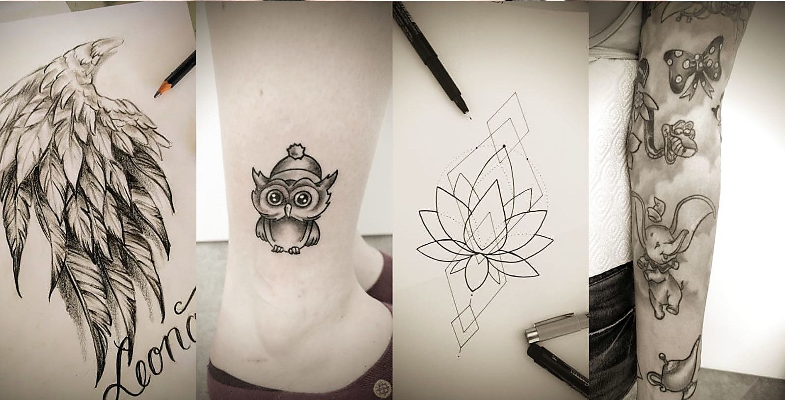 Black and Grey Tattoos