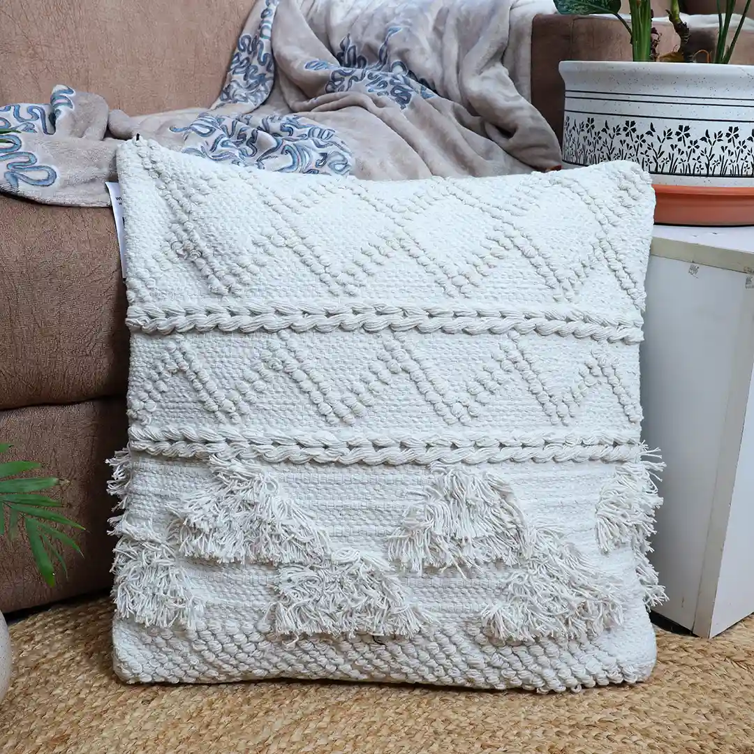 Fringed Shag Cushion