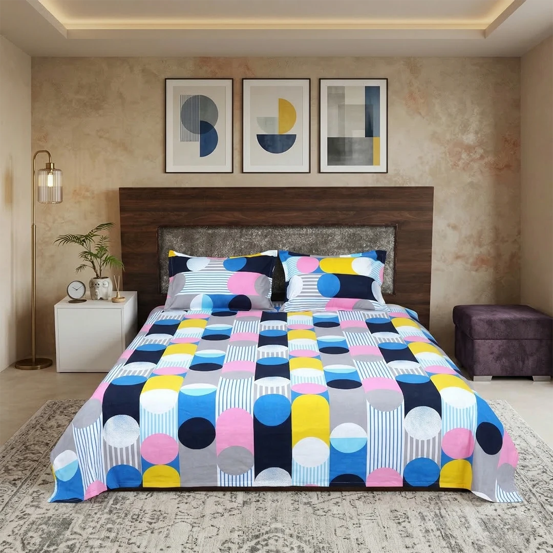 capsule pop king size bedsheet