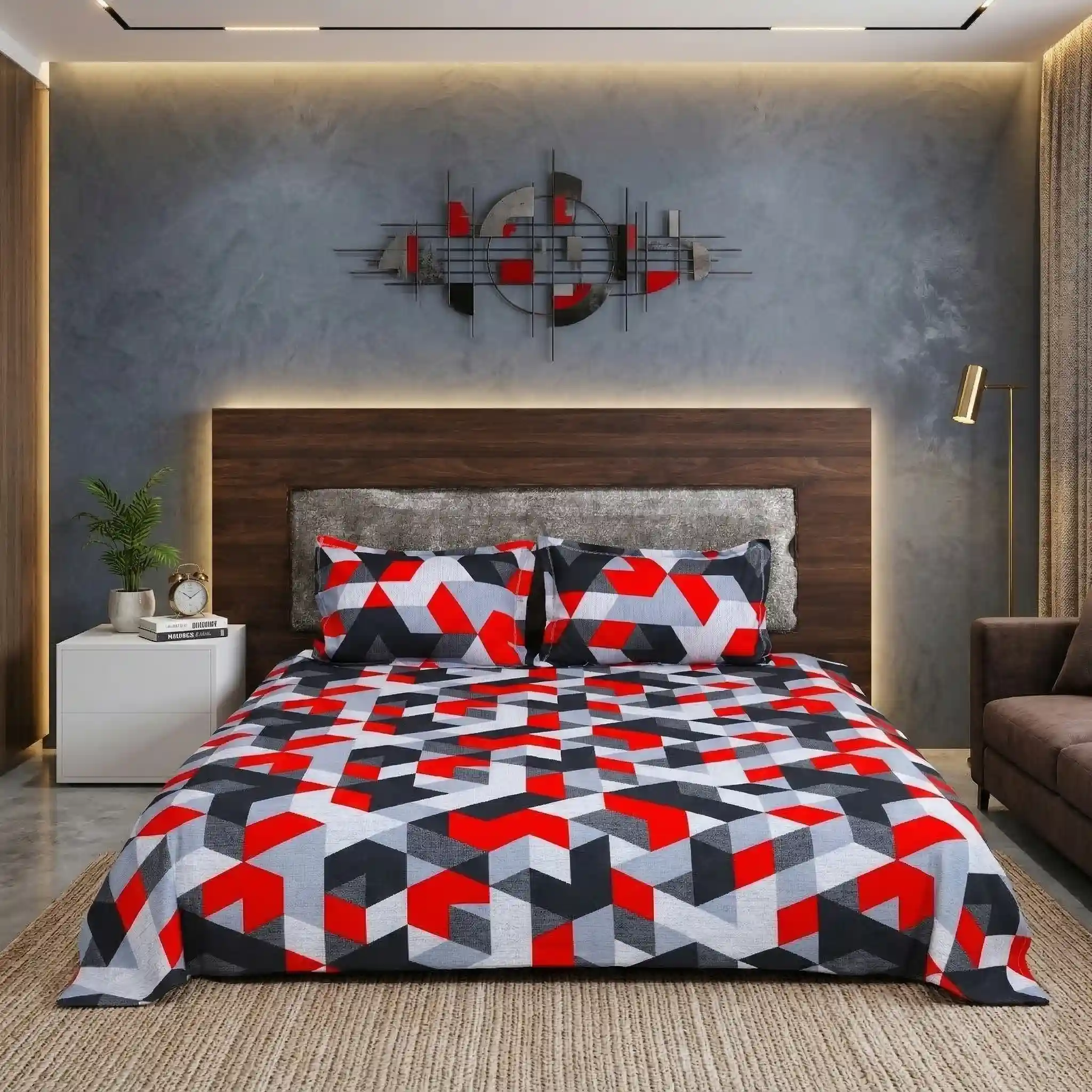 Dynamic Urban king size bedsheet