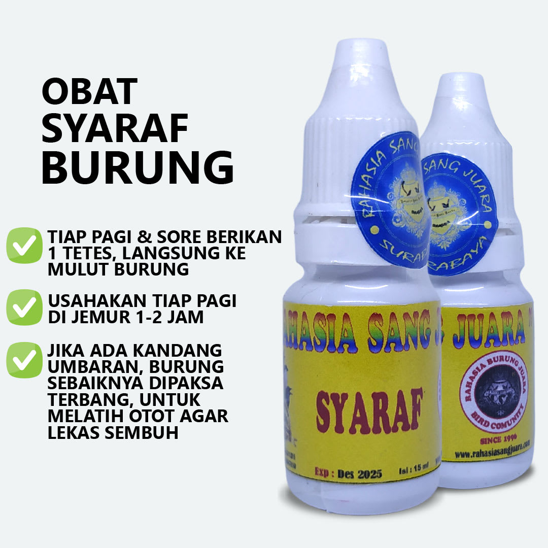 Obat Saraf Burung