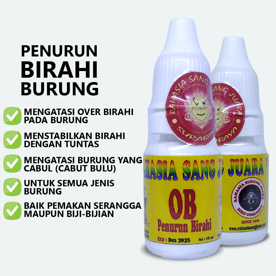 Penurun Birahi Burung