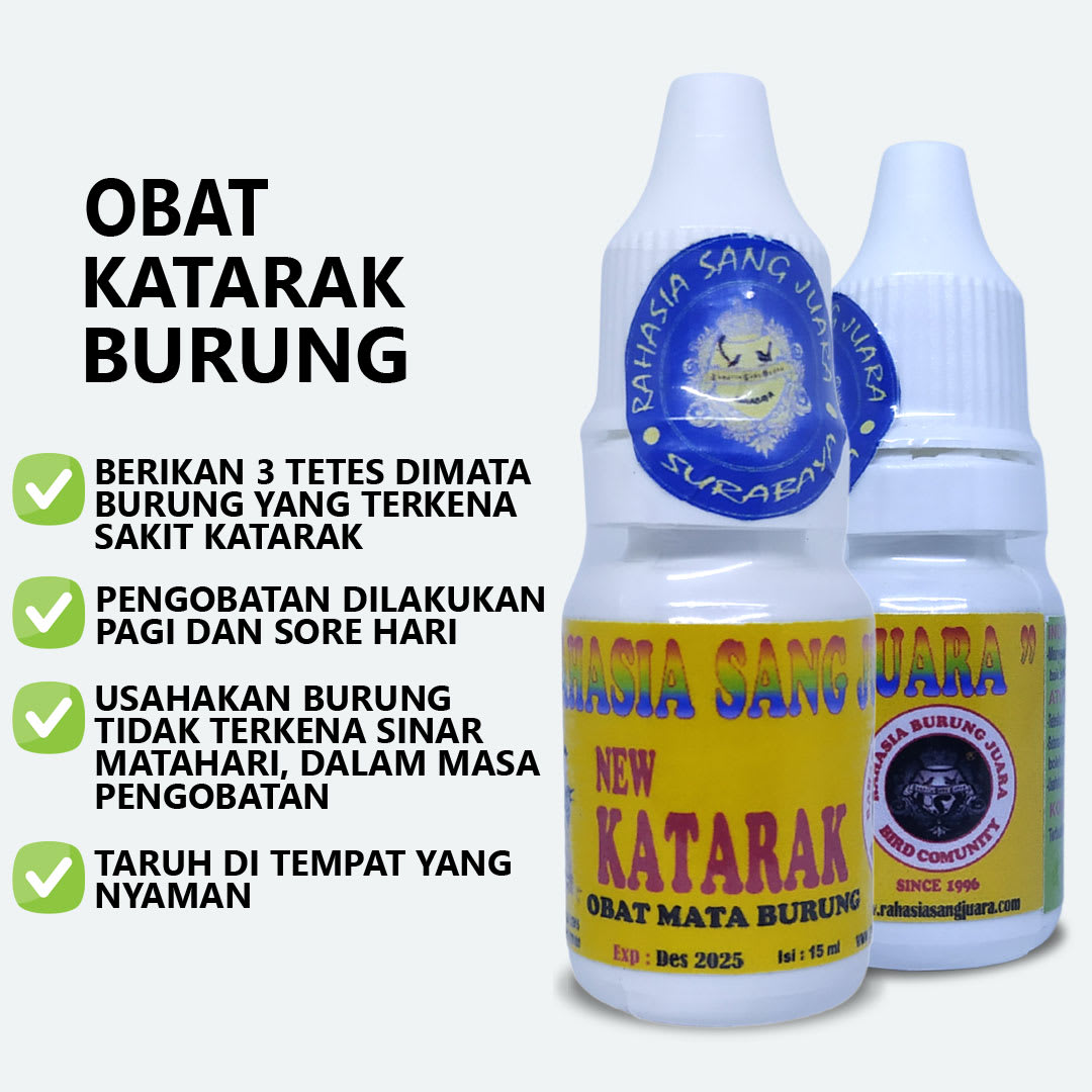Obat Katarak Burung
