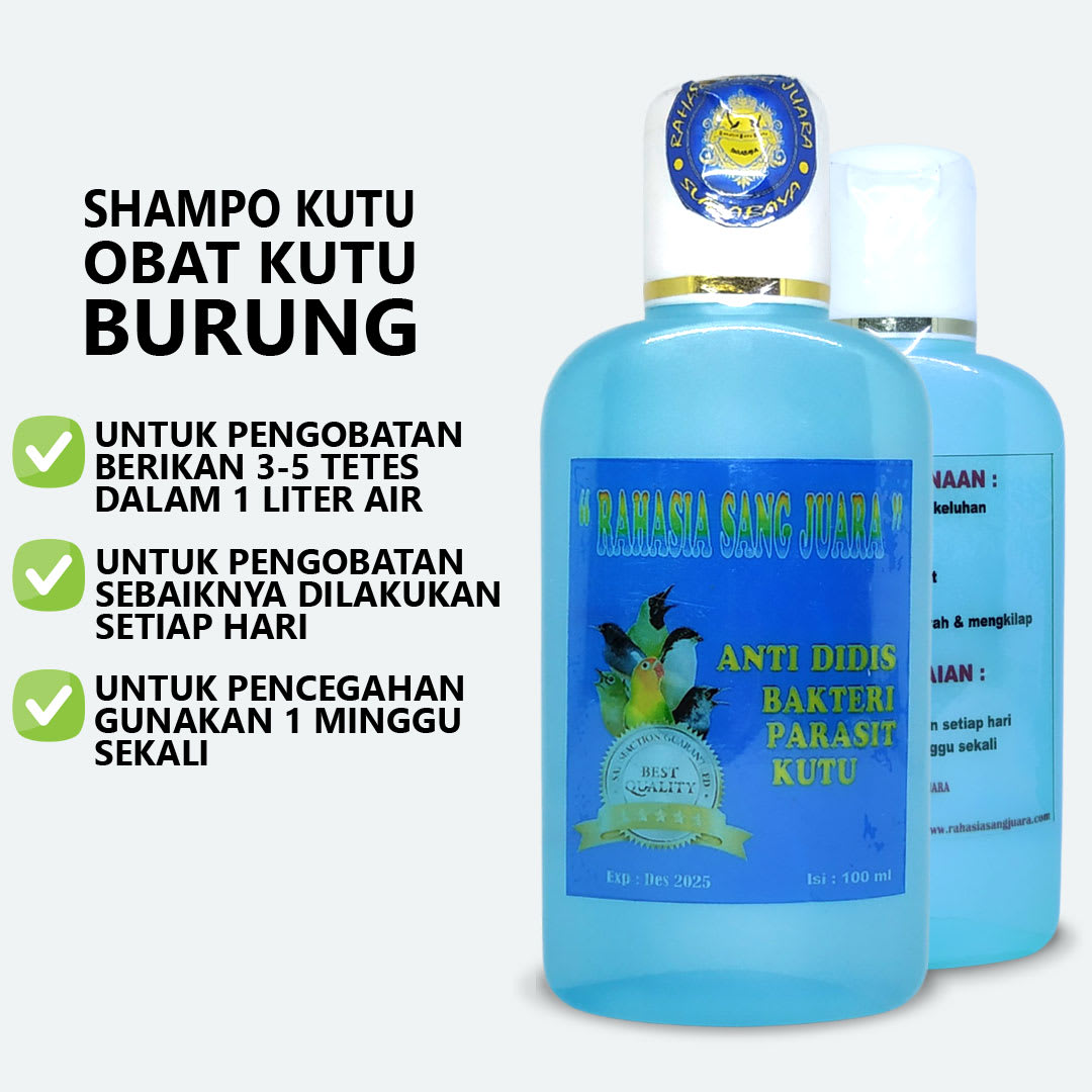 shampo pembasmi kutu burung