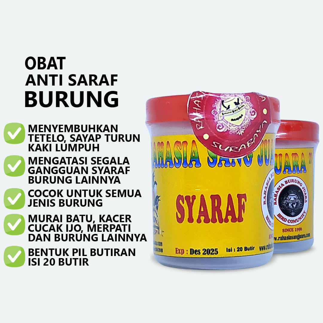 Obat Saraf Burung