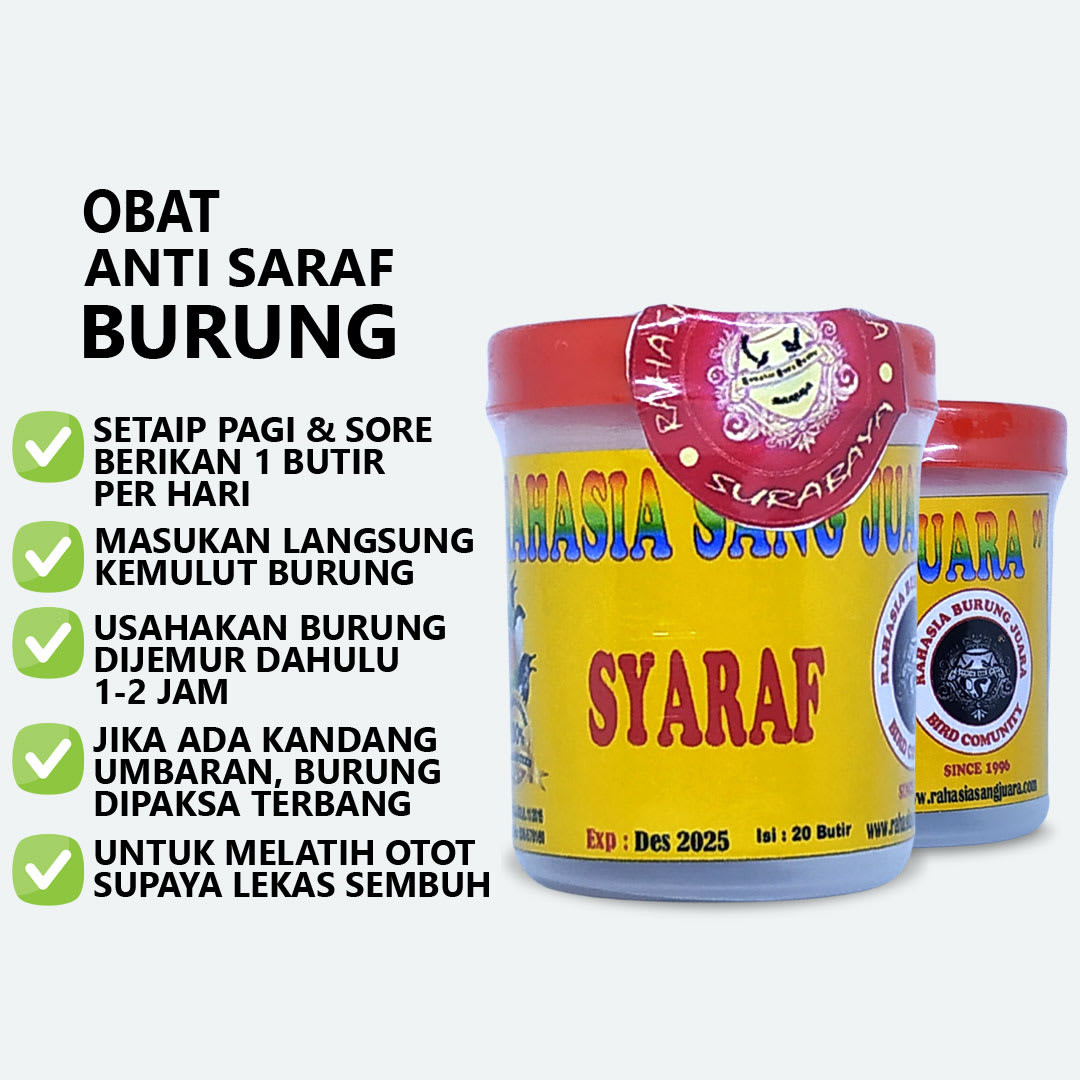 Obat Saraf Burung