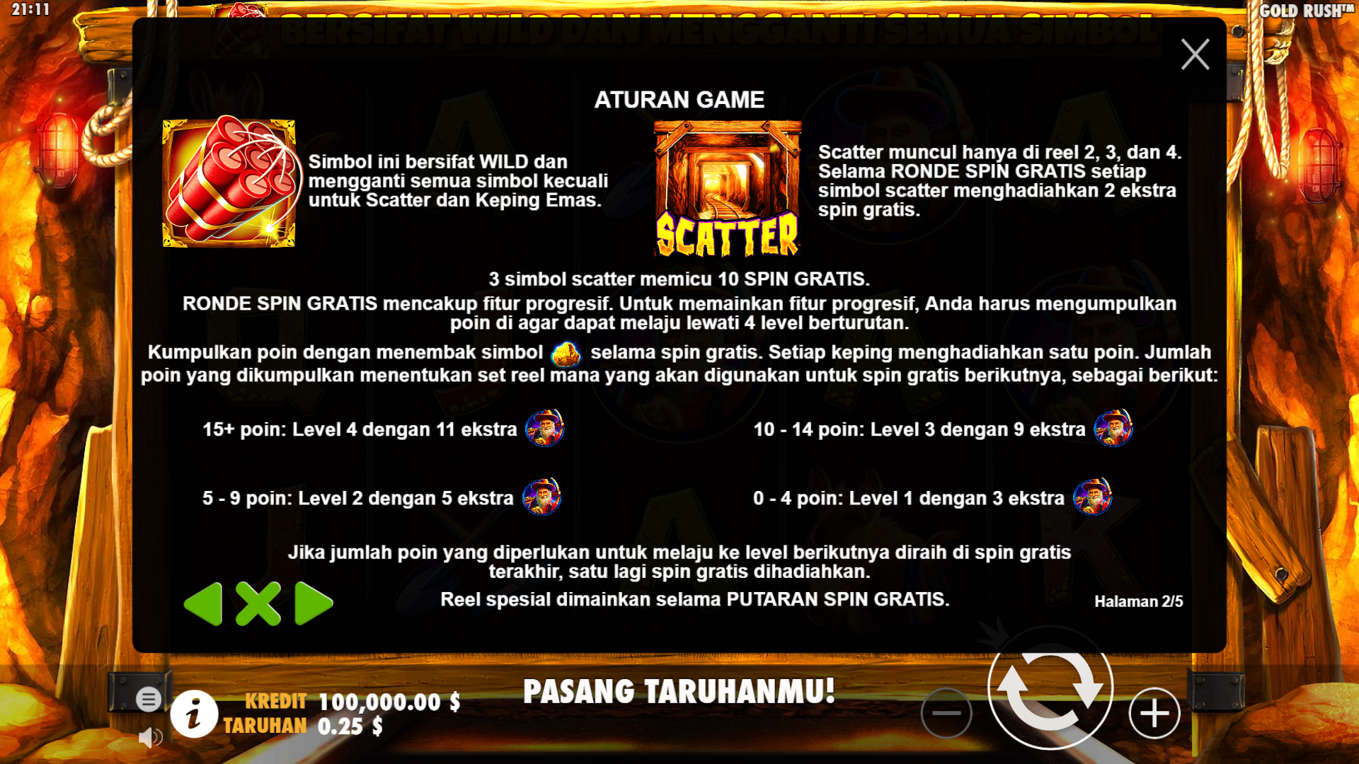 scatter gold rush pragmatic play