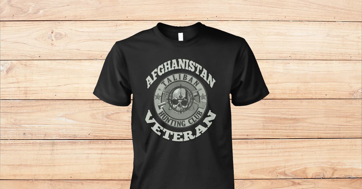 AFGHANISTAN VETERAN TEE - Viralstyle