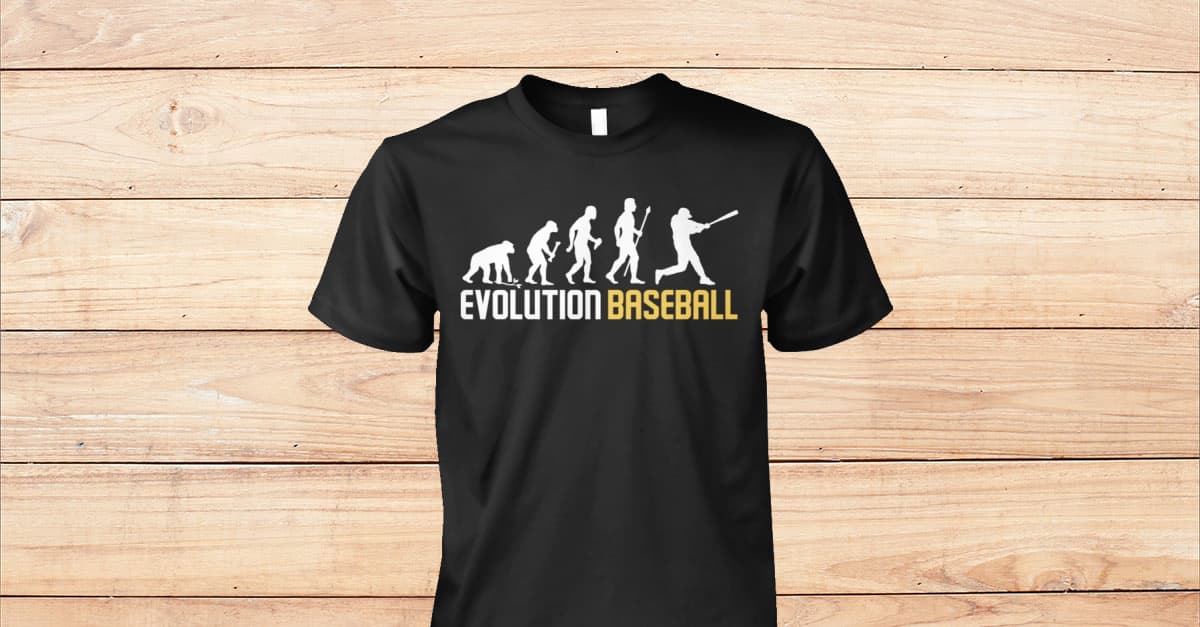 Baseball Evolution Of Man - Viralstyle