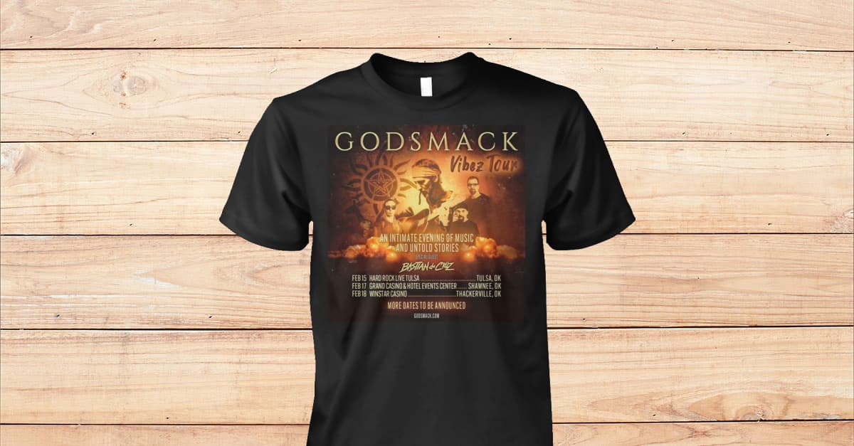 Godsmack Vibez Tour 2024 Shirt - Viralstyle