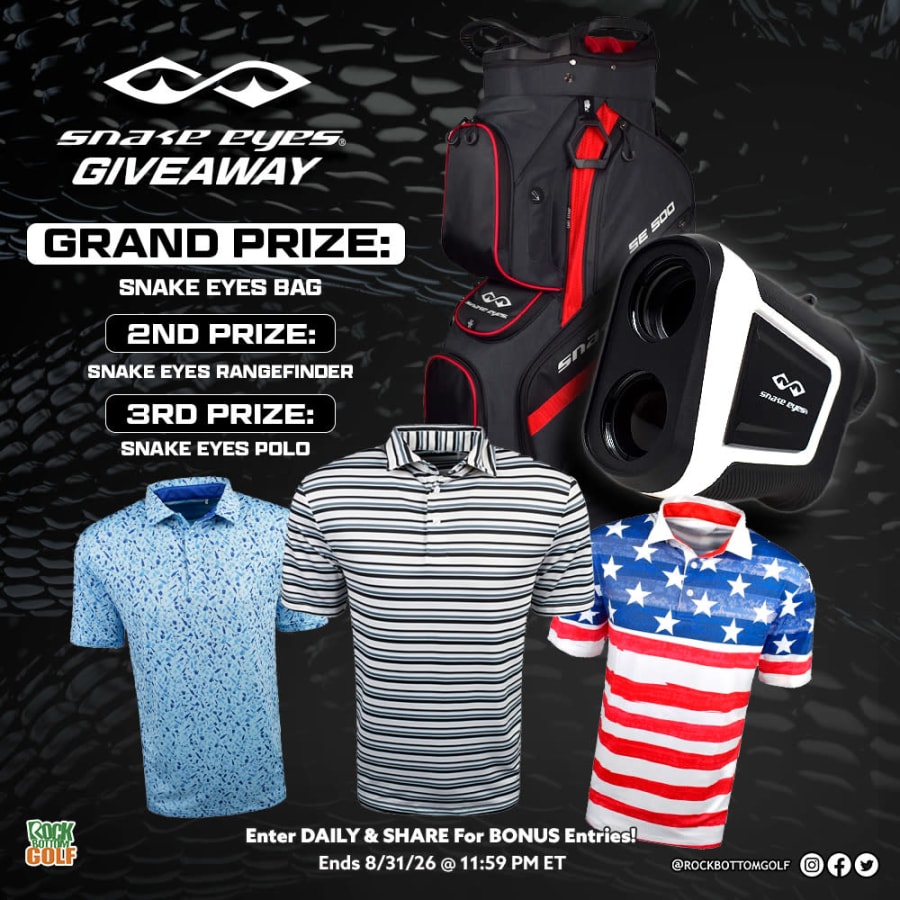 You Could Win During Rock Bottom Golf's Snake Eyes Giveaway!