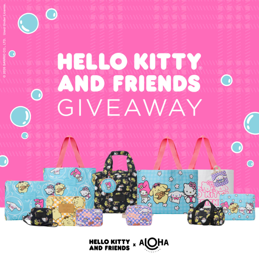 We're giving away two bundles of Hello Kitty® and Friends styles! One for you, and one to gift a friend! Enter below to win: