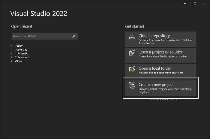 Visual Studio 2022