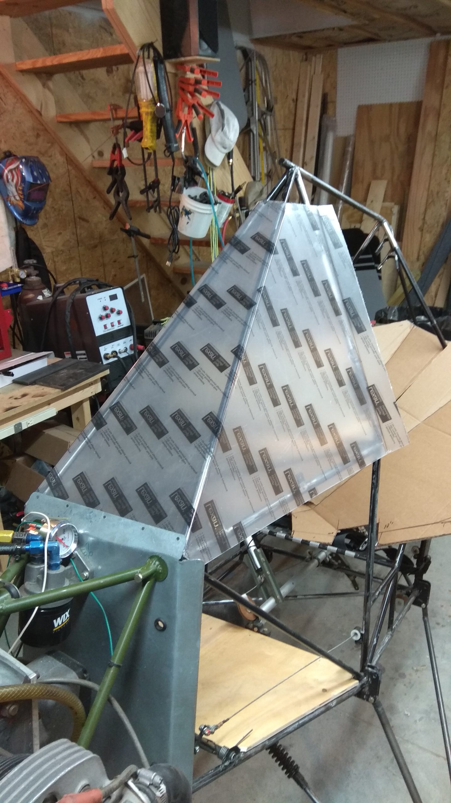 Windshield build with plexiglass bender build Legal Eagle XL Buildlog