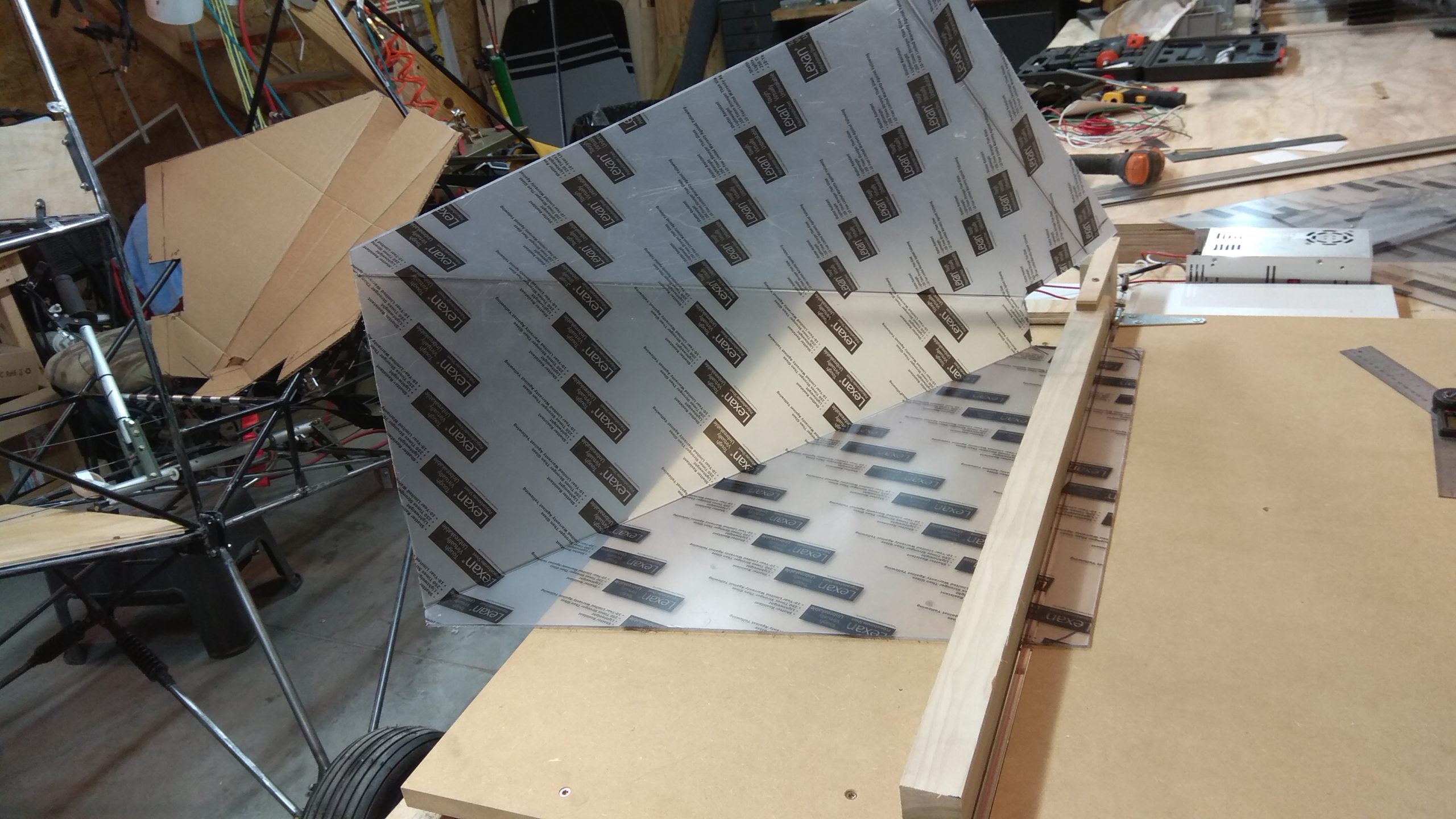 Windshield build with plexiglass bender build Legal Eagle XL Buildlog