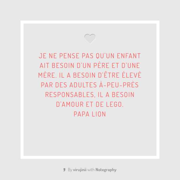D'amour et de Lego