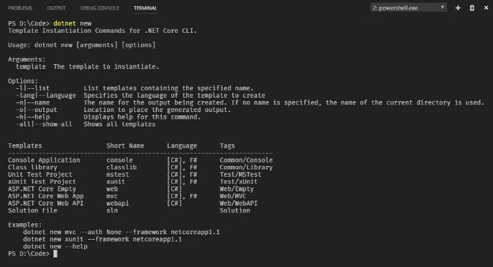 VSCode Shell