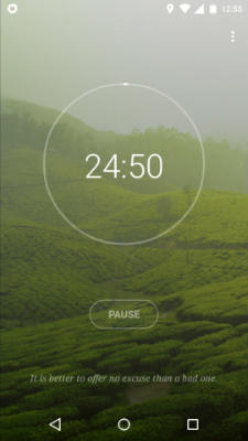 Tide app pomodoro