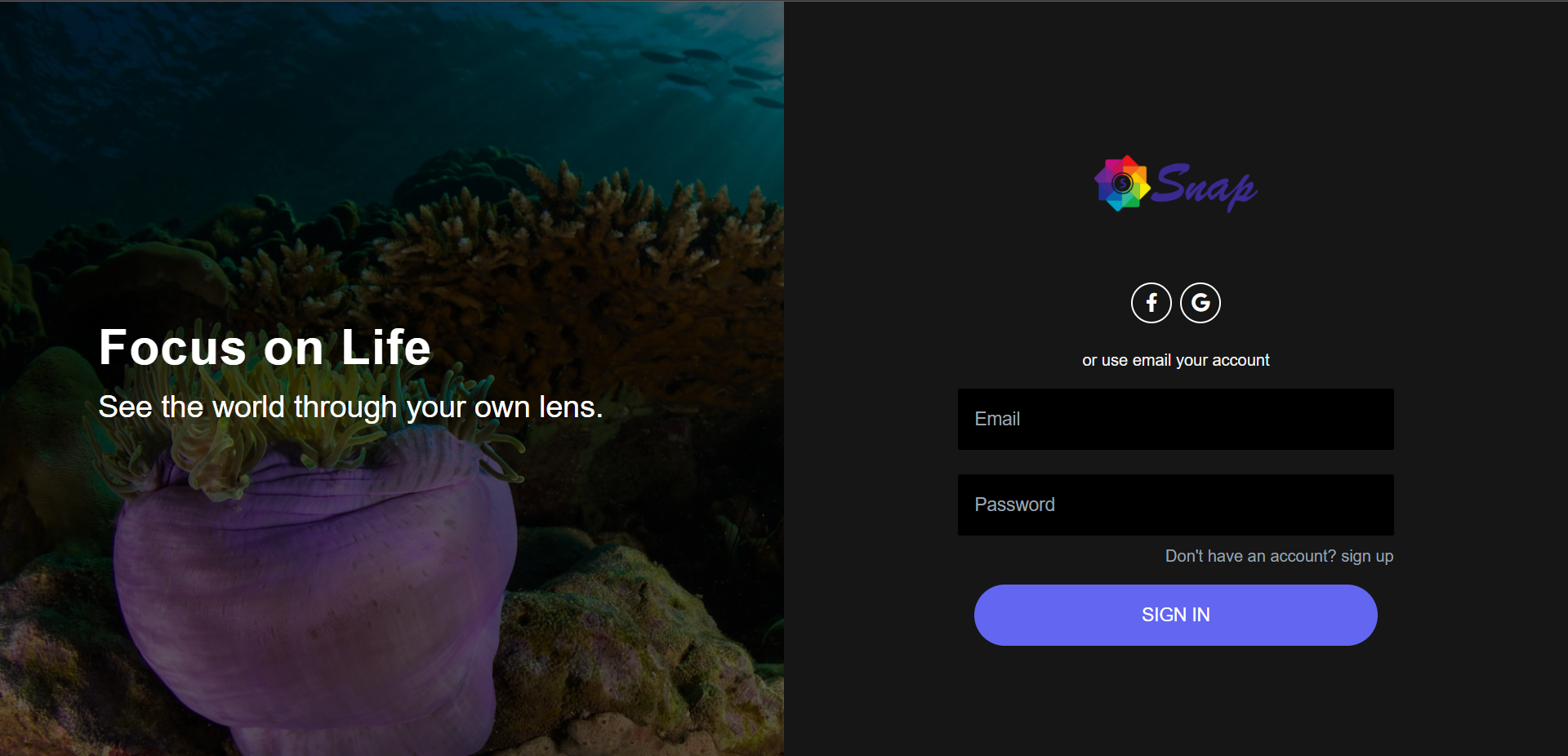 GitHub - vishnusatheeshpulickal/Snap: Snap is a social media app that ...