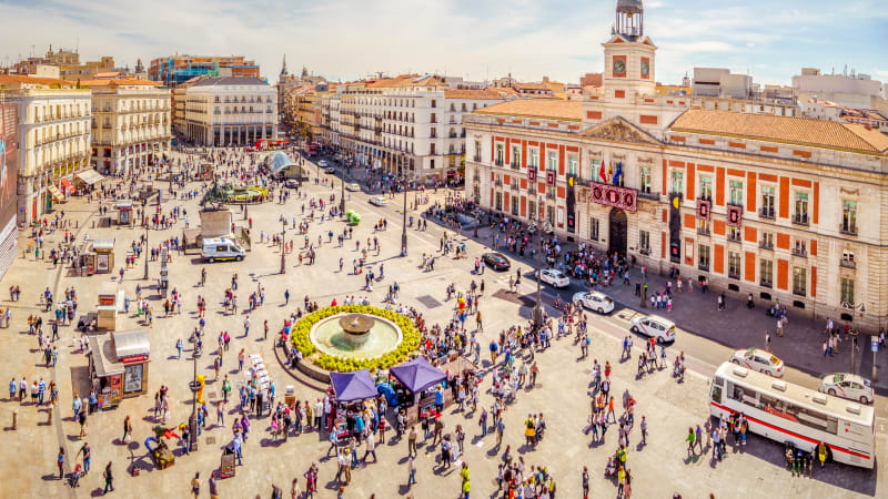 Madrid p egen hnd og kveldsbyvandring