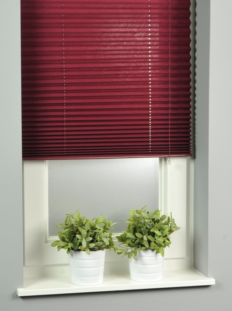 PLISSEGARDIN CRUSH PLOMME Vista solskjerming