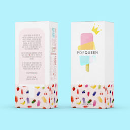 PopQueen popsicle packaging design