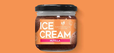Chocoholic by Forza ice cream jar design
