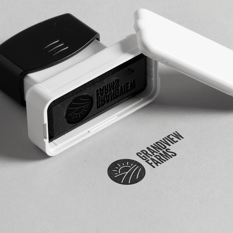 Small Self-Inking Stamps for Companies - Stikets