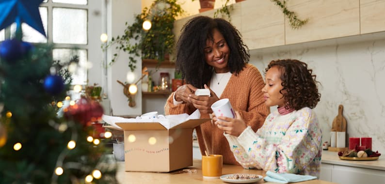 Porte-clés photo noël personnalisée décor au choix - Cadeaux