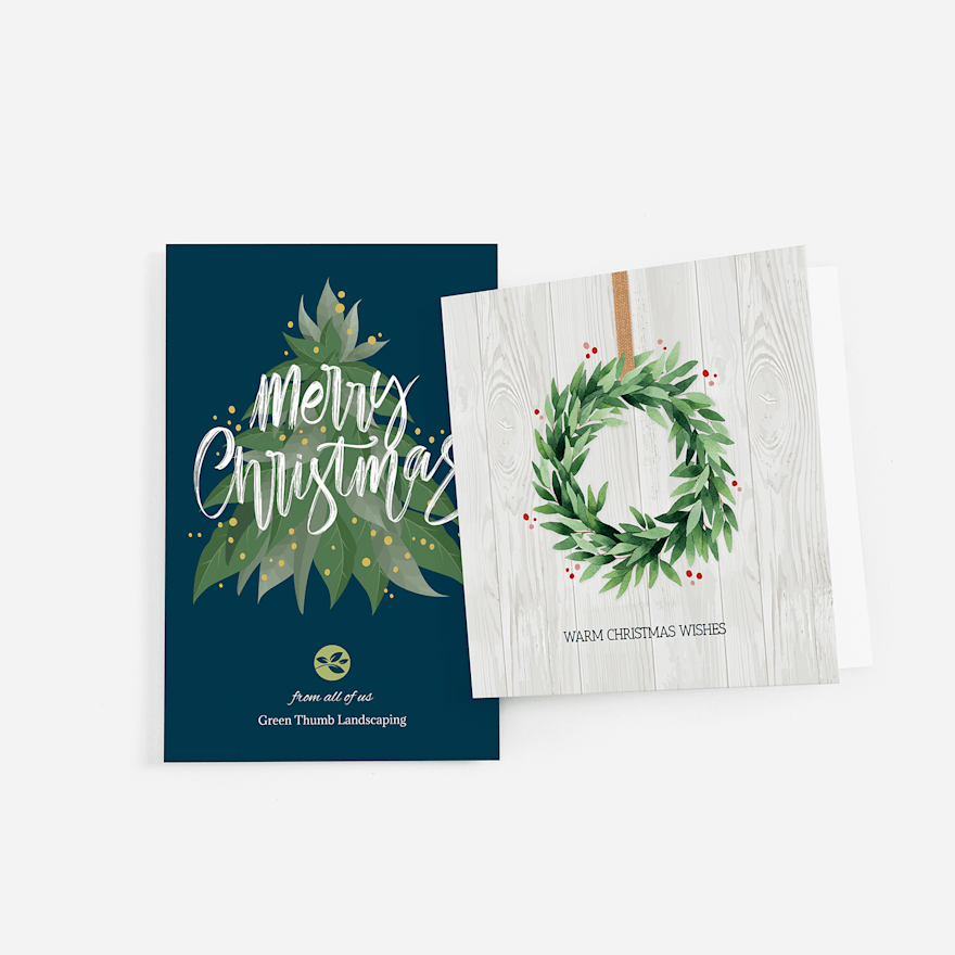 Send festive wishes with these free printable Christmas cards - Gathered