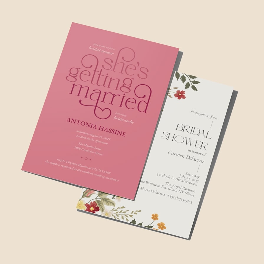 Wedding shower card notes | Beachweddingtips.com